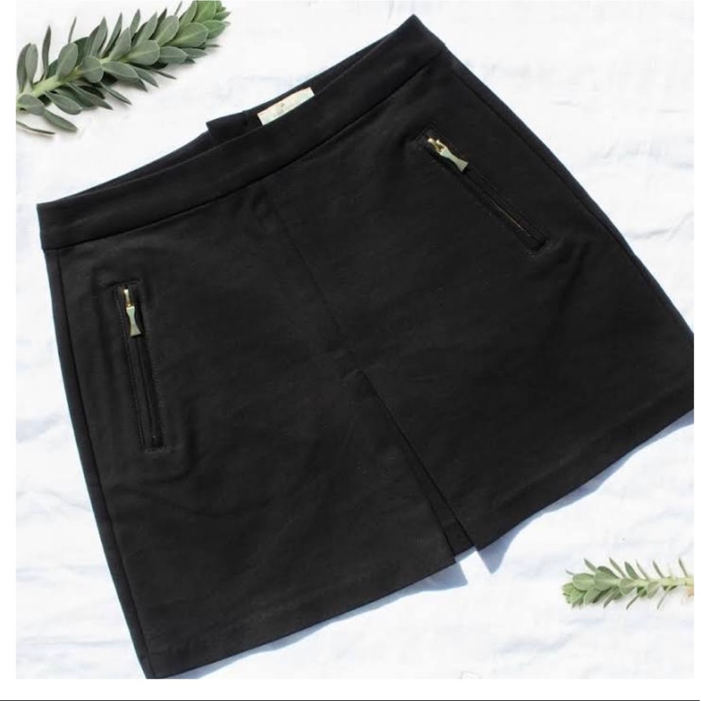 KATE SPADE NEW YORK kids zip pocket skirt